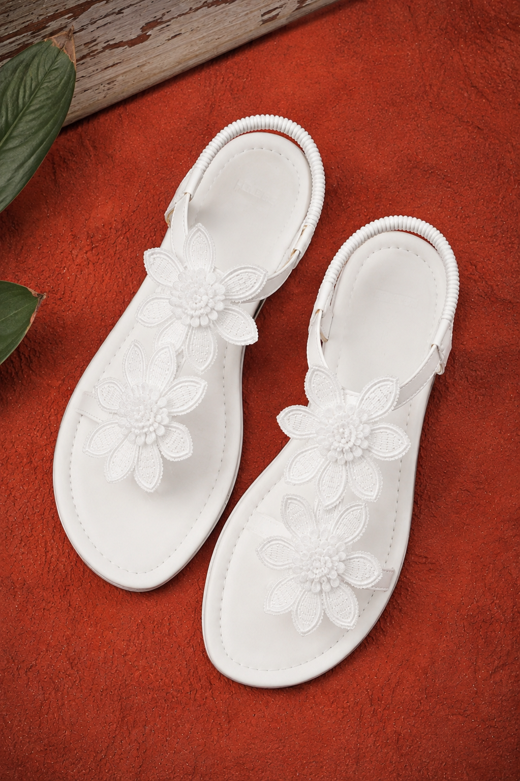 Sandalias Planas Flor de Verano