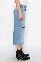 Artemis Vintage Ultra High Rise Relaxed Wide Leg Jort Jeans