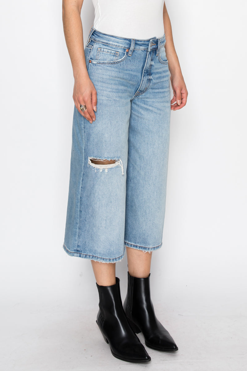 Artemis Vintage Ultra High Rise Relaxed Wide Leg Jort Jeans