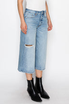 Artemis Vintage Ultra High Rise Relaxed Wide Leg Jort Jeans