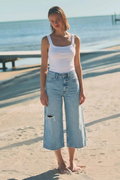 Artemis Vintage Ultra High Rise Relaxed Wide Leg Jort Jeans
