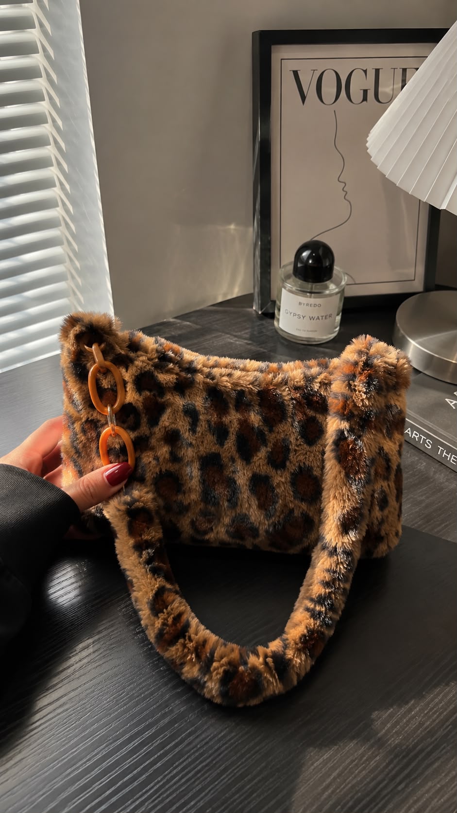 Bolso Mini Leopardo Peluche